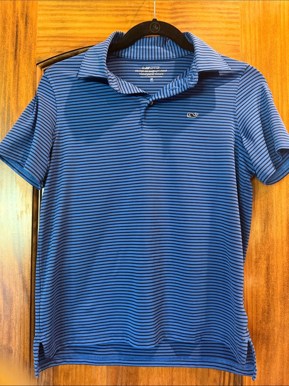 Vineyard Vines Blue Striped Polo Shirt